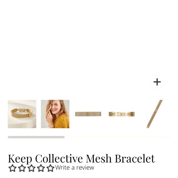 Keep Collective (Stella Dot) Mesh Bracelet - Picture 2 of 4